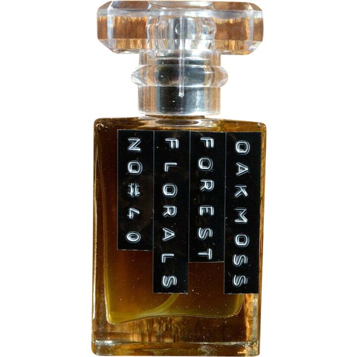 No 40: Oakmoss & Forest Florals / Black Metallic Rose