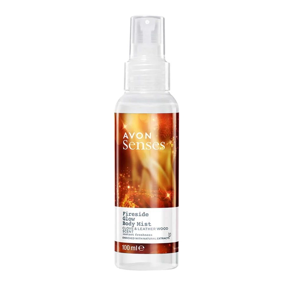 Fireside Glow Body Mist: Clove & Leather Wood