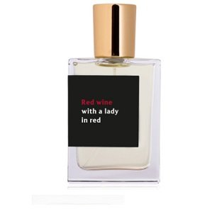 Red wine with a Lady in Red