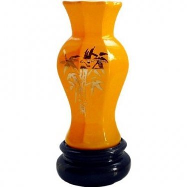 Golden Bamboo Vase - Moonwind