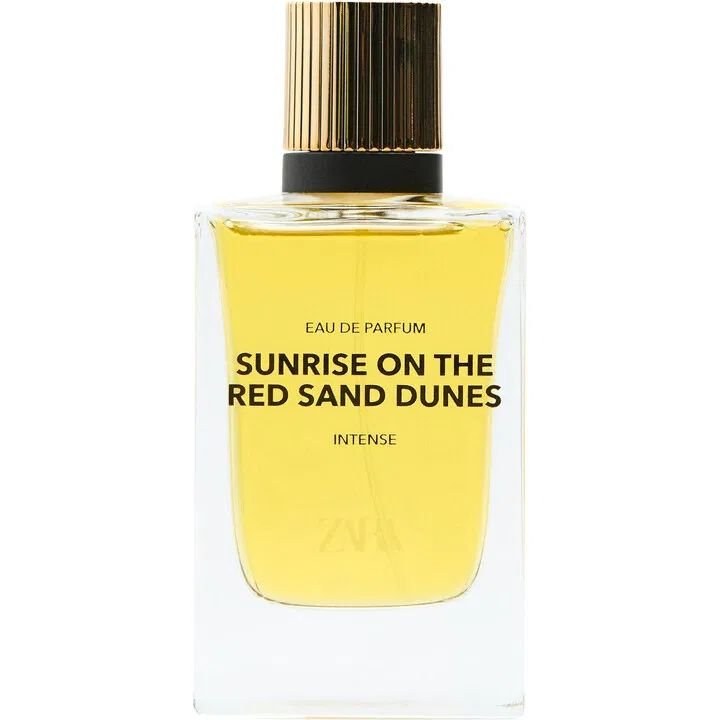 Sunrise on the Red Sand Dunes Intense