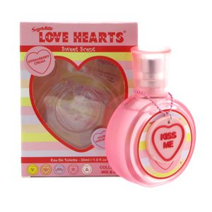 Love Hearts Strawberry Cream