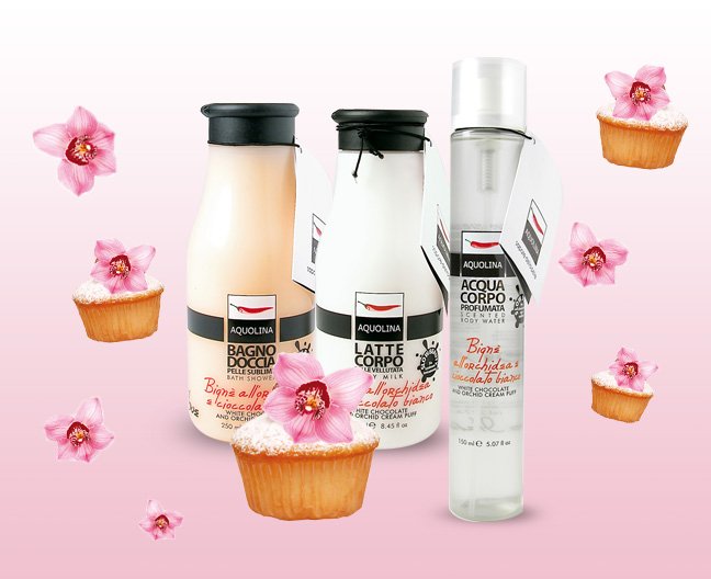 Bignè Orchidea e Cioccolato Bianco