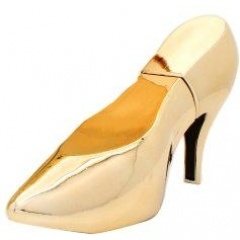 Sexxy-Shoo Gold Stiletto